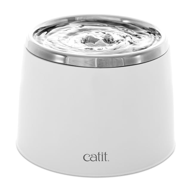Fontanella Catit Flower Fountain con inserto in acciaio inox