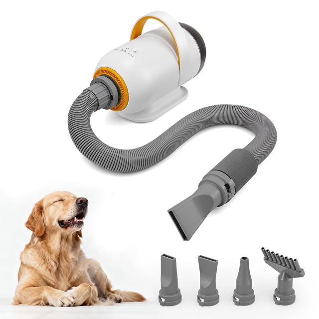 Soffiatore per animali Hoyiyobi da 3200 W con bocchette