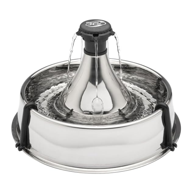 Fontanella in acciaio inox PetSafe Drinkwell 360 Multi-Pet