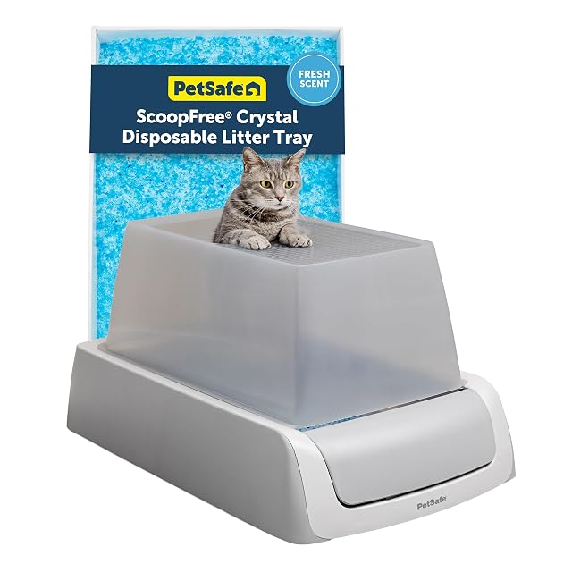 Lettiera autopulente PetSafe ScoopFree Ultra con cupola e ingresso dall’alto