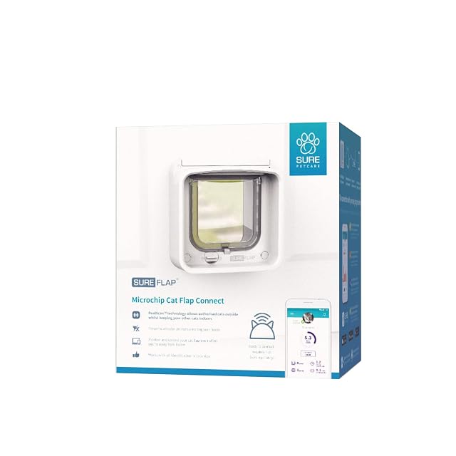 Gattaiola con microchip SureFlap Connect con monitoraggio