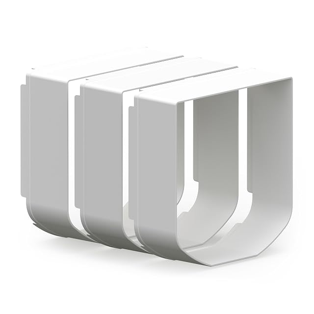 Prolunghe per tunnel SureFlap bianche, confezione da tre