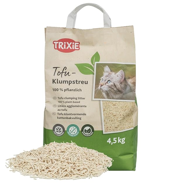 Sabbietta di tofu agglomerante TRIXIE, sacco da 4,5 kg